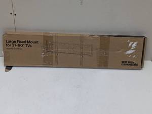 lot 193 image: Best Buy essentials - Fixed TV Wall Mount for Most 3790 TVs - Black
