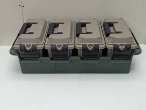 lot 107 image: Greenmade Multi-Purpose Storage 4 Units & Tray Ammo Box Lockable Water Resistant