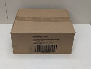 lot 204 image: Case Pack of 18 Units- Antibacterial Hand Wipes - Exp But Still Wet