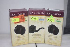 lot 20 image: BALDWIN Door Knobs & Handles