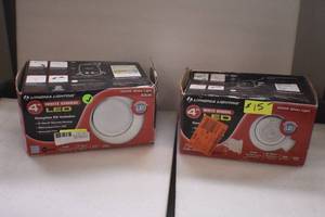 lot 33 image: LITHONIA LED White Gimbal  Light