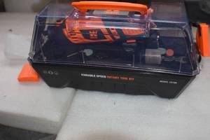 lot 56 image: WEN 23190 1.3-Amp Variable Speed Steady-Grip Rotary Tool with 190-Piece Accessory Kit, Flex Shaft, and Carrying Case
