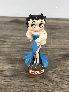 lot 51 image: Danbury Mint Betty Boop Calendar Figurine - January