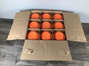 lot 57 image: Champion Sporting Clays Skeet & Trap Targets - Full Box - 135 Total