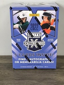 lot 380 image: Sealed - 2022 Panini Elite Extra Edition Baseball Hobby Box