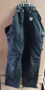 lot 231 image: Pr of insulated Carhart bib overalls