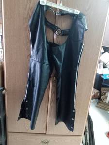 lot 216 image: Leather chaps