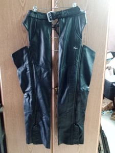 lot 217 image: Harley Davidson leather chaps