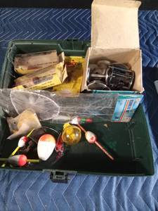 lot 206 image: Tackle box of Tackle and more