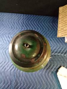 lot 166 image: Mint green Colman lantern