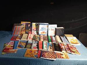 lot 156 image: Tote of cookbooks