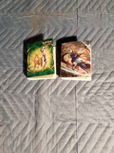 lot 152 image: 100 Pokmon cards in 2 Pokmon binders