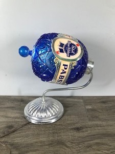 Vintage 1960s Pabst Blue Ribbon Rotating Wall Sconce Light Works