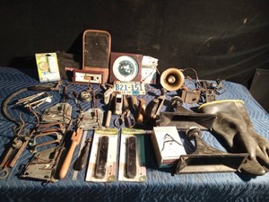 lot 341 image: Boat accessories, tools, handles and more