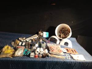 lot 340 image: Pail of electrical parts