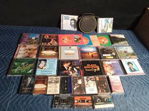lot 298 image: CDs, cassettes and CD case