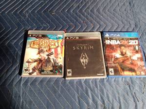 lot 296 image: 2 PS3 and 1 PS4 games