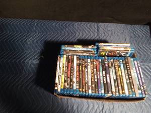lot 263 image: Box of blue ray DVDs