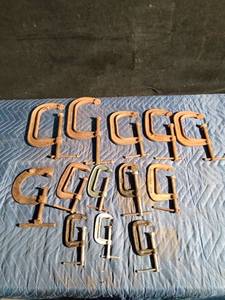 lot 324 image: Lot of C-clamps