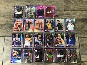 lot 407 image: Lot of 22 Topps Chrome Olympic Collectible Cards