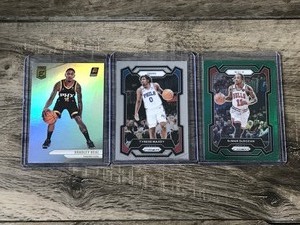 lot 417 image: Lot of 3 Basketball Cards - Bradley Beal - Tyrese Maxey - DeMar DeRozan