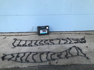 lot 438 image: Quik Grip Tire Chains - see list of what tires they fit in pictures