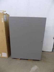 lot 3 image: Hoffman R8407-CSD483612   Wall Mounted Enclosure (Gray Steel) 48.00 x 36.00 x 12.00    In Box