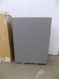 lot 5 image: Hoffman R8407-CSD483612   Wall Mounted Enclosure (Gray Steel) 48.00 x 36.00 x 12.00    In Box