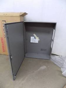 lot 7 image: Hoffman R8404-CSD483612   Wall Mounted Enclosure (Gray Steel) 48.00 x 36.00 x 12.00    In Box