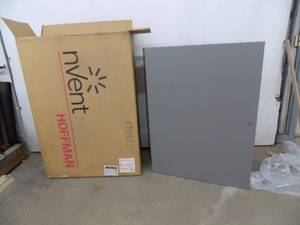 lot 9 image: Hoffman R8405-CSD483612   Wall Mounted Enclosure (Gray Steel) 48.00 x 36.00 x 12.00    In Box
