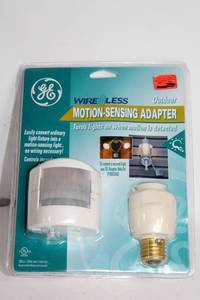 lot 19 image: GE Outdoor Wireless Motion-Sensing Light Adapter