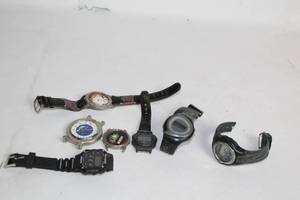 lot 25 image: Lot of 7 Assorted Used Wristwatches Including Sports and Quartz Designs