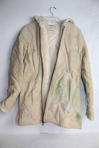 lot 61 image: St. Johns Bay Medium Faux Fur Coat with Stained Exterior