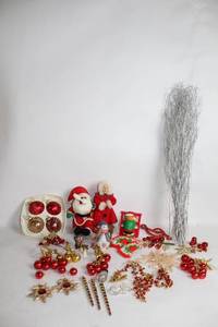 lot 76 image: Assorted Christmas Decorations and Ornaments Collection