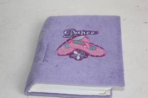 lot 103 image: Purple Fleece Photo Album with Dance Design