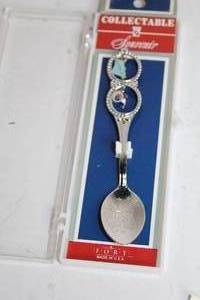 lot 118 image: Collectable Souvenir Spoon with USA Map Design