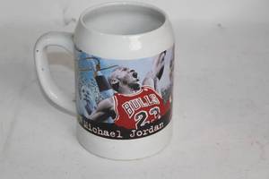 lot 135 image: Michael Jordan Commemorative Tankard by Upper Deck