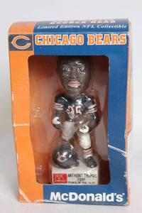 lot 156 image: Limited Edition NFL Collectible Chicago Bears Anthony Thomas Bobblehead