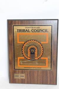 lot 170 image: University of Illinois 1985-1986 Tribal Council Plaque