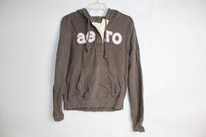lot 213 image: Aeropostale Brown Hoodie Size Large