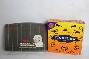 lot 232 image: NFL Armchair Quarterback & ThinkBlot Board Games Set of 2