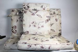 lot 233 image: Set of Floral Outdoor Furniture Cushions