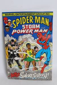 lot 260 image: Marvel Spider-Man Storm and Power Man Battle Smokescene Comic