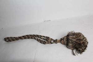 lot 278 image: Elegant Braided Curtain Tieback with Fringed Tassel