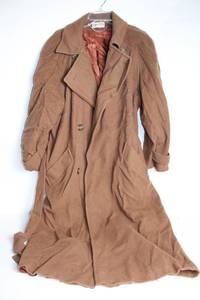 lot 298 image: Vintage Ashley Scott Brown Wool Blend Trench Coat Size 12
