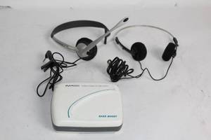 lot 325 image: IMA Stereo Cassette Tape Player with Bass Boost and Headsets