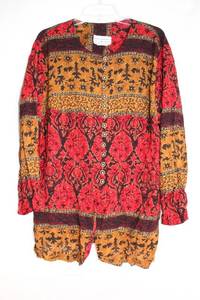 lot 439 image: August Max Woman 100% Rayon Womens Blouse, Size 15W36