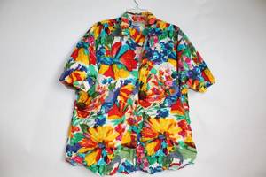 lot 440 image: Venezia Vitale 100% Cotton Floral Shirt Size 2224