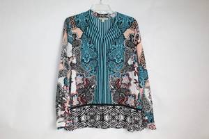 lot 455 image: Dana Buchman Womens Long Sleeve Blouse, Size L