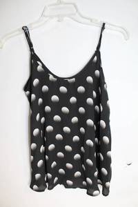 lot 467 image: Apt 9 Womens XS Black Polka Dot Cami Top